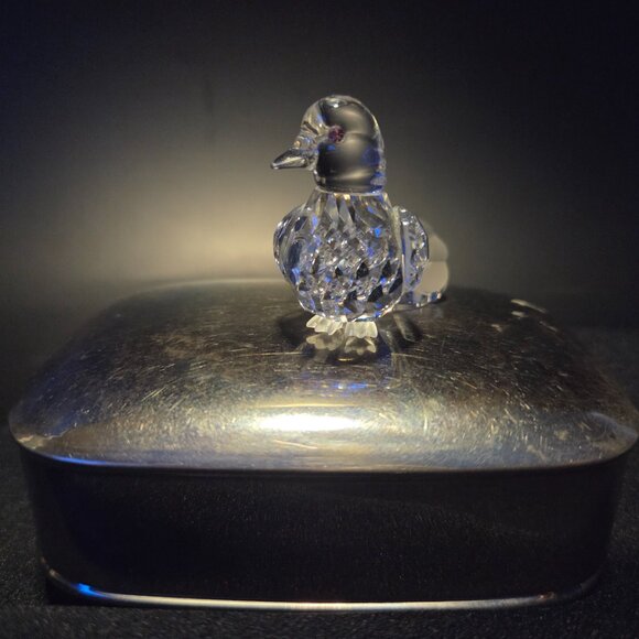 💎 Swarovski Crystal "Happy Duck" Figurine - Picture 2 of 6
